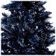 Sapin de Noël Starry Sapphire 210 cm bleu avec paillettes bleues s2