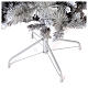 Silber Turmalin Weihnachtsbaum Silber Glitter, 180 cm s5