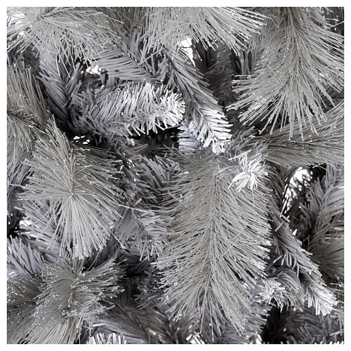 Silver Tourmaline Christmas Tree, glittery silver, 180 cm 3