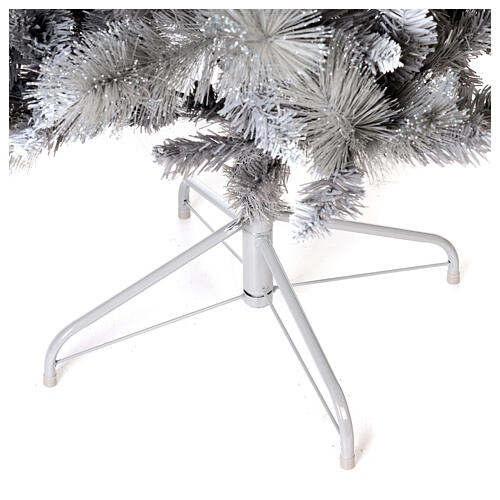 Silver Tourmaline Christmas Tree, glittery silver, 180 cm 5