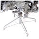 Albero di Natale Silver Tourmaline 180 cm glitter argento s5