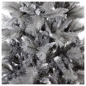 Árvore de Natal Silver Tourmaline purpurina prata 180 cm