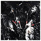 Abete Obsidian Gold slim nero glitter dorato 180 cm s4