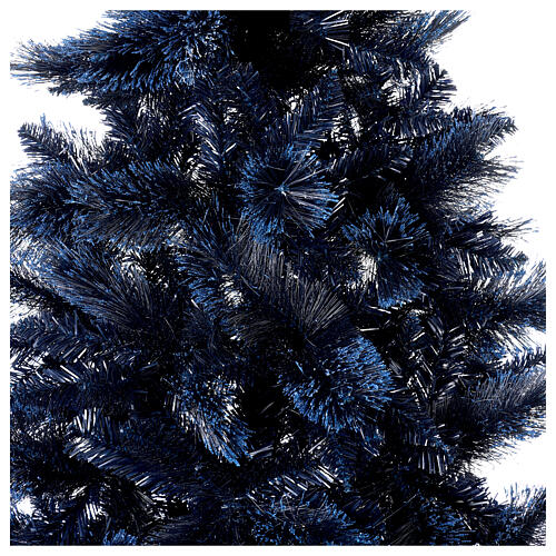 Starry Sapphire Blue Christmas Tree, glittery blue, 180 cm 2
