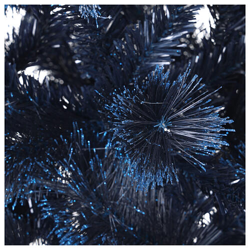 Starry Sapphire Blue Christmas Tree, glittery blue, 180 cm 3