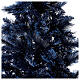 Starry Sapphire Blue Christmas Tree, glittery blue, 180 cm s2