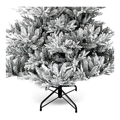 Albero di Natale Snowy Nordman 210 cm verde floccato 3