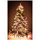 Árvore de Natal verde flocada Snowy Seneca 210 cm 1600 LED s6