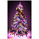 Árvore de Natal verde flocada Snowy Seneca 210 cm 1600 LED s10