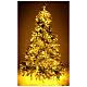 Green flocked Christmas tree 240 cm Snowy Seneca 2300 LEDs s6