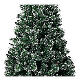 Albero di Natale Shimmer Bristle pigne verde 180 cm