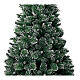 Albero di Natale Shimmer Bristle pigne verde 180 cm s2