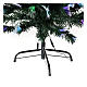 Árvore de Natal PVC 120 cm fibra óptica 130 RGB LED jogos de luzes s7