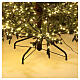 Christmas tree of the 5th Avenue with 2000 warm white nanoLED lights 180 cm green poly feel real s5