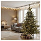 Sapin de Noël 5ème Avenue 3000 nanoLEDs blanc chaud 210 cm vert poly feel real s2