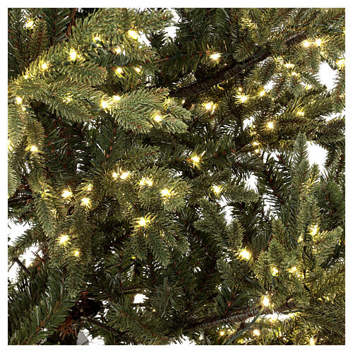 Grüner Weihnachtsbaum 5th Avenue mit 4000 Nano-LEDs in warmweiß, 240 cm 3
