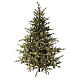 Christmas tree of the 5th Avenue with 4000 warm white nanoLED lights 240 cm green poly feel real s1