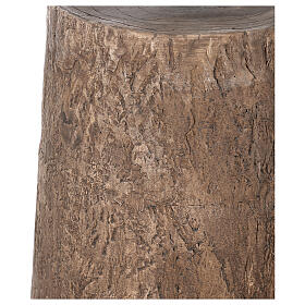 Base tronco albero Natale Winter Woodland 270 cm resina cemento