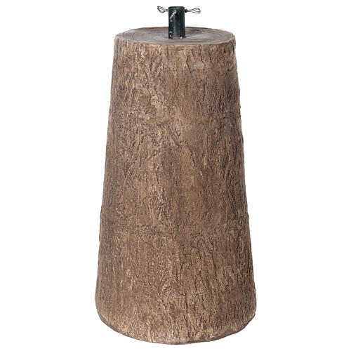 Base tronco albero Natale Winter Woodland 270 cm resina cemento 1