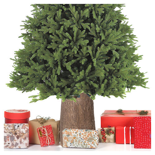 Base tronco albero Natale Winter Woodland 270 cm resina cemento 2