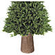 Base tronco albero Natale Winter Woodland 270 cm resina cemento s4