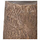 Base tronco albero Natale Winter Woodland 270 cm resina cemento s5