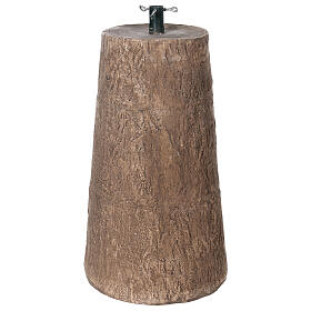 Christmas tree trunk base Winter Woodland 270 cm resin cement