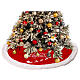 Gonna albero di Natale Buon Natale rossa 125 cm s2