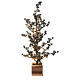 Albero abete innevato 80 cm 40 led bianco caldo s5