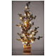 Árvore de Natal pinheiro nevado 80 cm 40 luzes LED branco quente s1