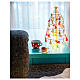 Mini Christmas tree SPIRA 42 cm with ornaments set s5