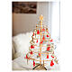 Mini Christmas tree and wooden decoration set 42 cm s4