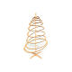 Wooden Christmas tree small oval SPIRA wood 85 cm s1
