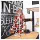 Wooden Christmas tree small oval SPIRA wood 85 cm s10