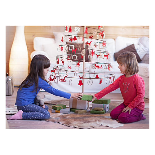 Albero di Natale SPIRA Large legno 140 cm 2