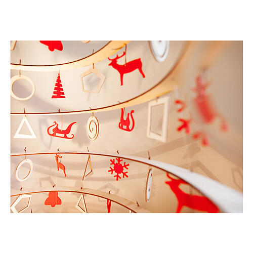 Albero di Natale SPIRA Large legno 140 cm 8