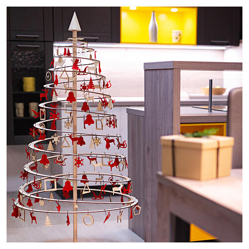 Wooden Christmas tree SPIRA Large 140 cm 6