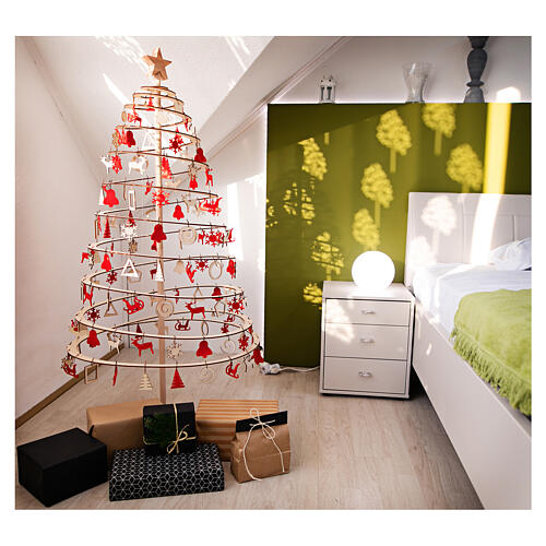 Wooden Christmas tree SPIRA Large 140 cm 7