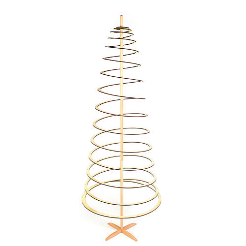 Spiralbaum aus Holz, Modell SPIRA Slim, 190 cm 1