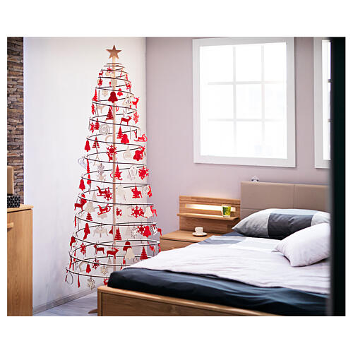 Slim Christmas tree SPIRA 190 cm 6