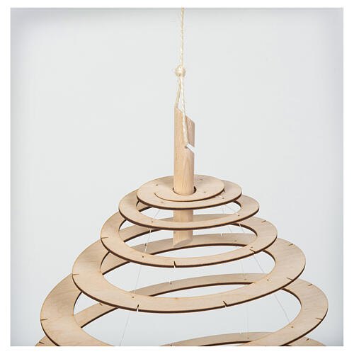 Hänger aus Holz für Spiralbaum, Modell SPIRA Small 5