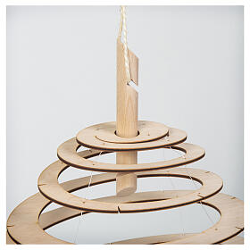 Hänger aus Holz für Spiralbaum, Modell SPIRA Large