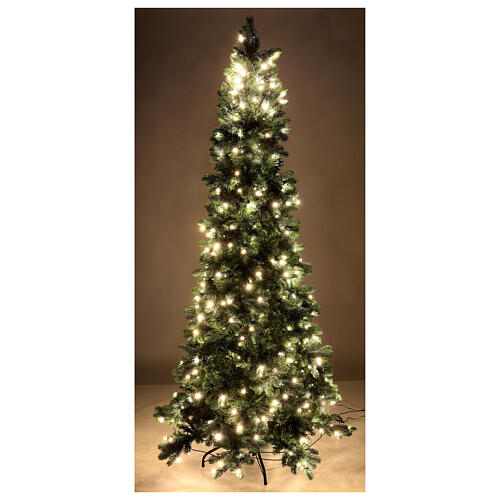 Monte Cimone Christmas tree by Moranduzzo with lights, real touch finish, 210 cm 3