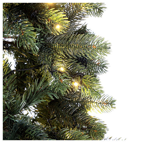 Árbol de Navidad Monte Cimone con luces Moranduzzo verde real touch 210 cm 4