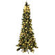 Árbol de Navidad Monte Cimone con luces Moranduzzo verde real touch 210 cm s1