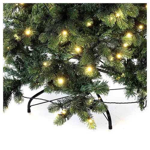 Monte Cimone lighted tree with Moranduzzo green real touch 210 cm 5