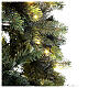 Monte Cimone lighted tree with Moranduzzo green real touch 210 cm s4