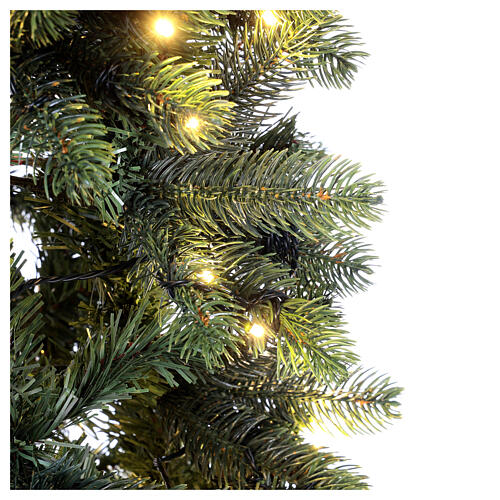 Árvore Monte Cimone verde com luzes Moranduzzo real touch 240 cm 4