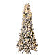 Monte Cimone snowy artificial tree with real touch Moranduzzo lights 210 cm s1