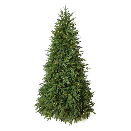 Sapin de Noël Everest Moranduzzo total real touch avec éclairage 210 cm 1